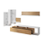 Dnevna soba LUCY - Bela/Beton