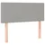 Vidaxl Box spring postelja z vzmetnico svetlo siva 90x200 cm blago