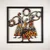 Wallity Zidna dekoracija Triple Goddess - APT112LCA, 70x70 cm, Crna