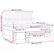 Vidaxl Box spring postelja z vzmetnico temno siva 180x200 cm blago