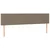 Vidaxl Posteljni okvir brez vzmetnice taupe 120x190 cm blago