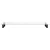 Stalak za monitor crni 100x35x8 cm kaljeno staklo i metal