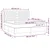 Vidaxl Box spring postelja z vzmetnico temno siva 180x200 cm blago