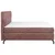 Esposa BOXSPRING POSTELJA 160 cm  x 200 cm , tekstil vinsko rdeča