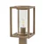 Lucande svetilka Ferda, 60 cm, rjava, IP44 - Sodobni - Aluminij
