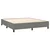 Vidaxl Box spring postelja z vzmetnico LED temno siva 180x200 cm blago