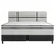 Esposa BOXSPRING POSTELJA 180 cm x 200 cm , tekstil antracit, krem barve