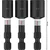 Bosch Pro Nasadni ključ 2608521U65, 1/4 - 7/8, 50 mm, 4/1, 3 komada