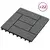 Pločice za decking 22 pcs Siva 30 x 30 cm Drvoplastična smjesa