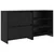 Kreveta 2 pcs Crni hrast 70 x 41 x 75 cm Konstruirano drvo