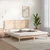 Vidaxl Posteljni okvir trden les 150x200 cm