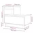 Vidaxl Nočna omarica 2 kosa medeno rjava 60x34x51 cm trdna borovina