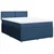 vidaXL vidaXL Box spring postelja z vzmetnico modra 160x200 cm blago, (21309527)