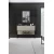Hanah Home Komoda Luxe 120x80x30cm Bež-Crna