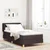 vidaXL vidaXL Box Spring Postelja z Mattresom Temno Rjava 90x200 cm Tkanina, (22051605)