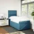 Vidaxl Box spring postelja z vzmetnico modra 90x200 cm žamet