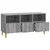 TV ormar 102 x 34,5 x 50 cm Siva Sonoma Konstruirano drvo