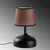 Opviq Stona lampa Bulbous-15451, Crno-braon