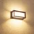 Brilagi - PARKER LED spoljašnje zidno svetlo sa senzorom LED/12W/230V, braon, IP44