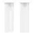 Stalak za biljke 2 pcs Bijela O40 x 100 cm Konstruirano drvo