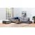 Atelier del Sofa Ugaona garnitura Tulip 97x80x193cm Tamnosiva