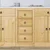 Cabinet SKI Medeno Smeđa 40 x 46 x 81 cm Čvrsto borovo drvo