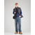 LEVIS  Pulover Housemark safir/bela