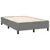 vidaXL Box spring postelja z vzmetnico temno siva 120x200 cm blago