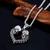 Ovratnica Skull Hollow Heart - SS8-1253P