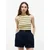 Tommy Hilfiger Top WW0WW50025 Rumena Regular Fit