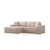Atelier del Sofa Ugaona garnitura Pirlo 145x43x206cm Bež