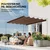 Homestar Zamenjava tende za pergolo 250x255 cm rjava, (5000227813)