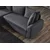 ATELIER DEL SOFA Ugaona sofa-krevet Flavia Dark Grey