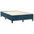 Vidaxl Box spring postelja z vzmetnico temno moder 120x190 cm žamet