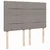 Vidaxl Box spring postelja z vzmetnico taupe 160x200 cm blago