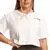 GymBeam Women‘s Limitless Cropped T-Shirt White