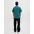 JACK & JONES Majica JCOLOGAN temno zelena/bela