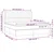Vidaxl Box spring postelja z vzmetnico modra 160x200 cm blago