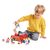 Drevené hasičské auto Fire Engine Tender Leaf Toys s funkčnou plošinou a 4 hasiči s doplnkami 28*11*16 cm TL8367