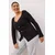 Trendyol Curve Ženska bluza Tbbaw26Af00029, Crna