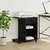 Držač za printer Crni hrast 60 x 40 x 68.5 cm Konstruirano drvo
