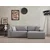 Atelier del Sofa Ugaona garnitura Pirlo 145x43x206cm Svetlosiva