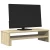 Vidaxl Stojalo za monitor sonoma hrast 54x22x15 cm inženirski les
