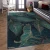 Modrozelena pralna preproga 160x230 cm Midnight Jungle – Mila Home