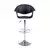 Barska stolica 115x60 cm bela/crna/hrom