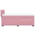 Vidaxl Box spring postelja z vzmetnico roza 80x200 cm žamet