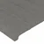 LED uzglavlje tamnosivo 100x5x78/88 cm od tkanine