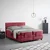 Boxspring Krevet Dixon 180/200 cm , boja crnog vina