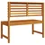 Vidaxl Vrtni Stol Rjava 100 x 50 x 91cm Trden akacijev les