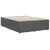 Vidaxl Posteljni okvir brez vzmetnice temno siv 140x190 cm blago